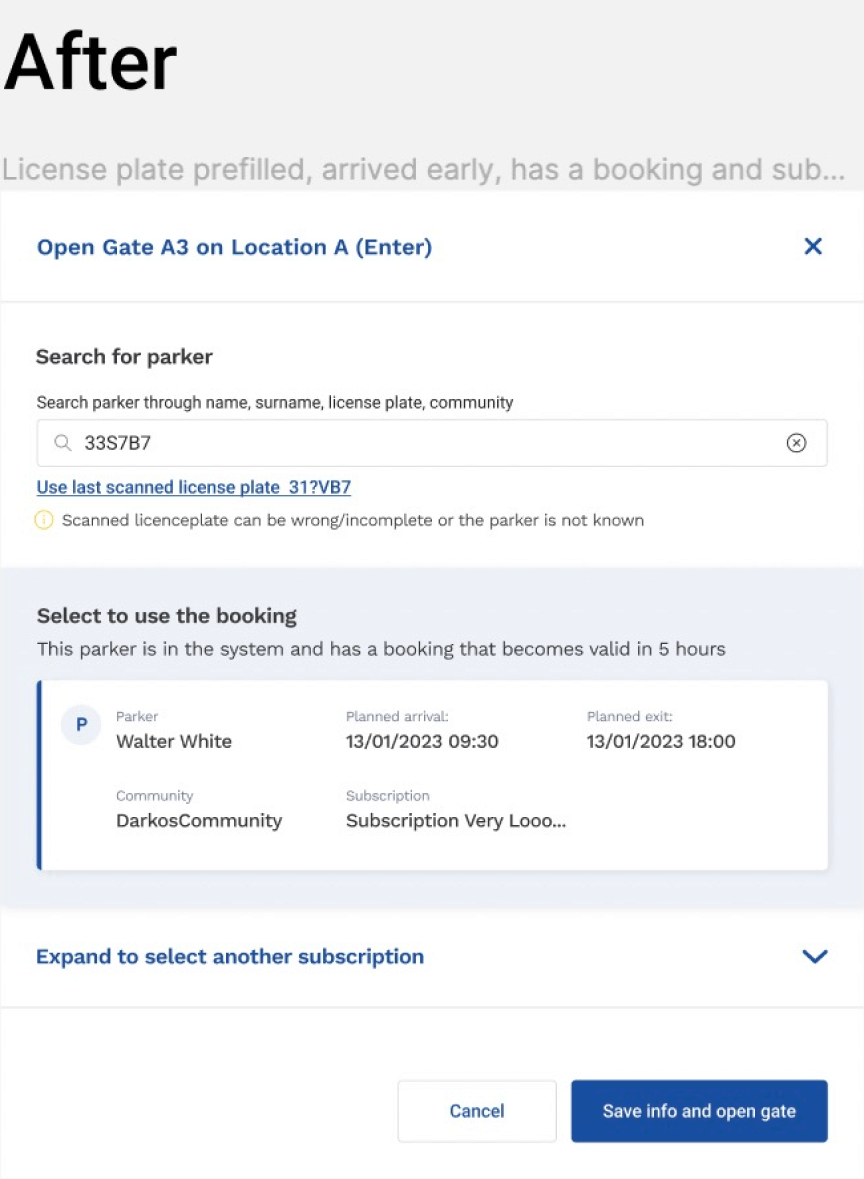 image after unselected card